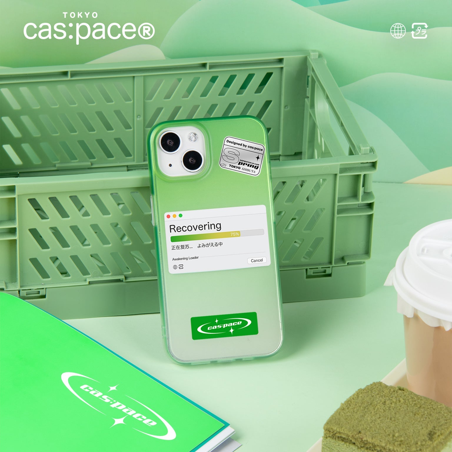 cas:pace 22S/S 「春に戻る」携帯ケース+お揃いの携帯ストラップ - cas:pace 殼空間